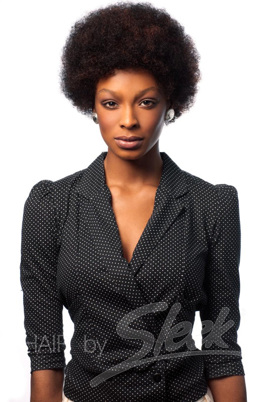 Sleek Afro 100% Human Hair Wig