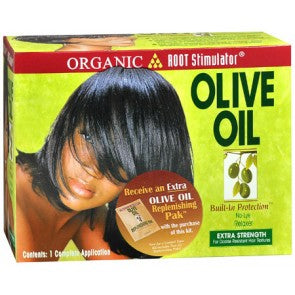 Organic Root Stimulator Olive Oil Built-In Protection No Lye Relaxer
