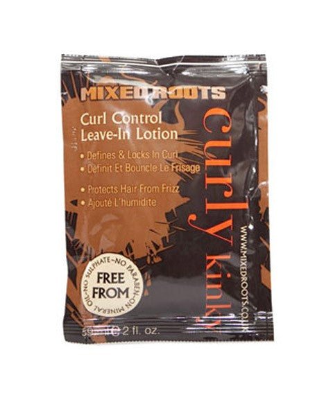 Curly Kinky Mixed Roots Curl control Leave In Lotion Sachet 2 Oz