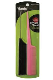 Magic Rat Tail Comb & Pin Tail Comb Combo Pack #2503