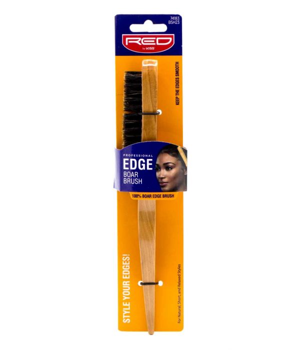 Red by Kiss PROFESSIONAL Edge 100% Boar Brush - BSH23