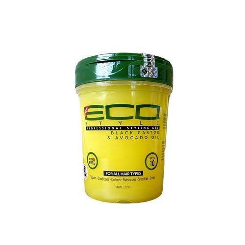 Eco Style Black Castor & Avocado Oil Styling Gel