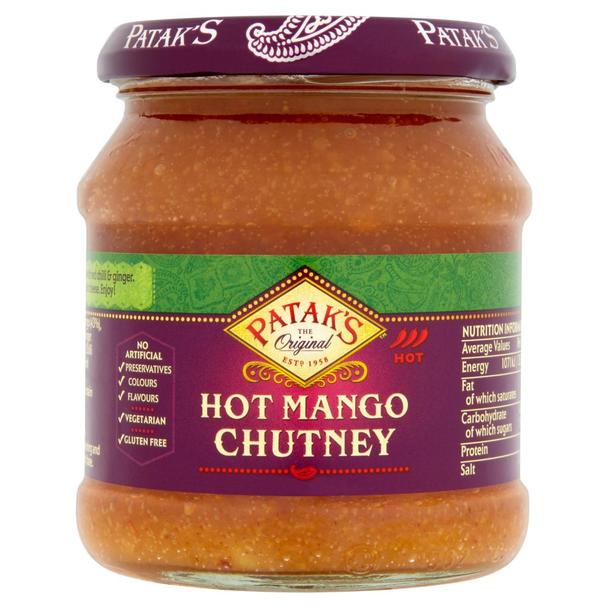 Pataks Hot Mango Chutney 340g