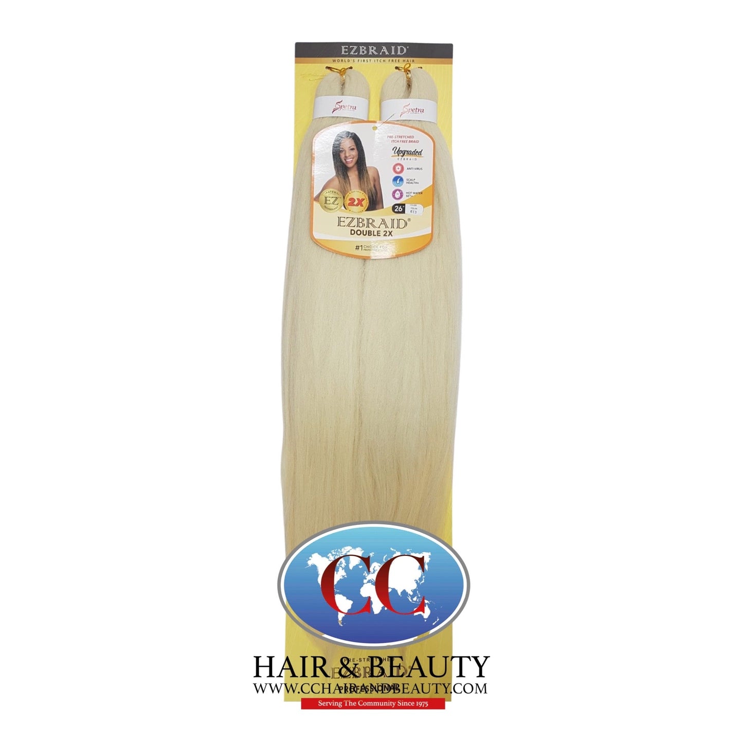 Spetra Ez Braid Pre-Stretched Braiding Hair - 26" x 2 Bundles