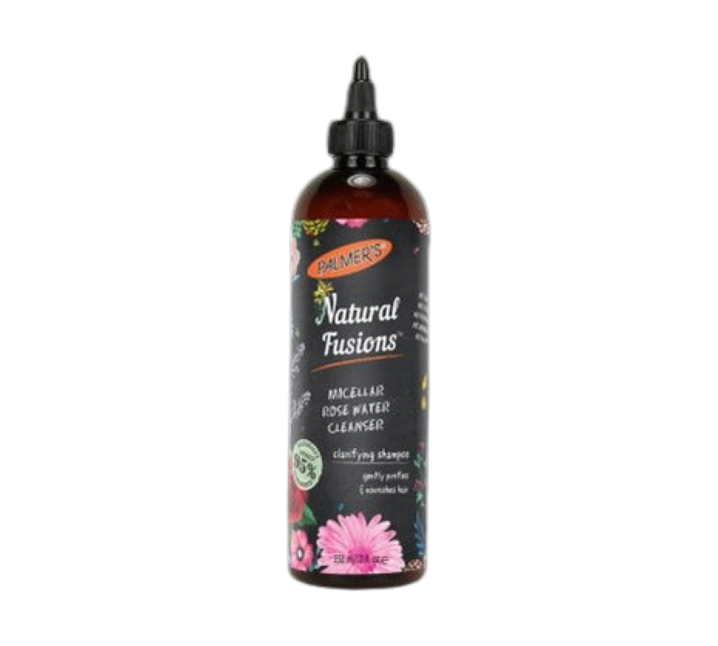 Palmers Natural Fusions Micellar Rose Water Cleanser Clarifying Shampoo - 12 Oz