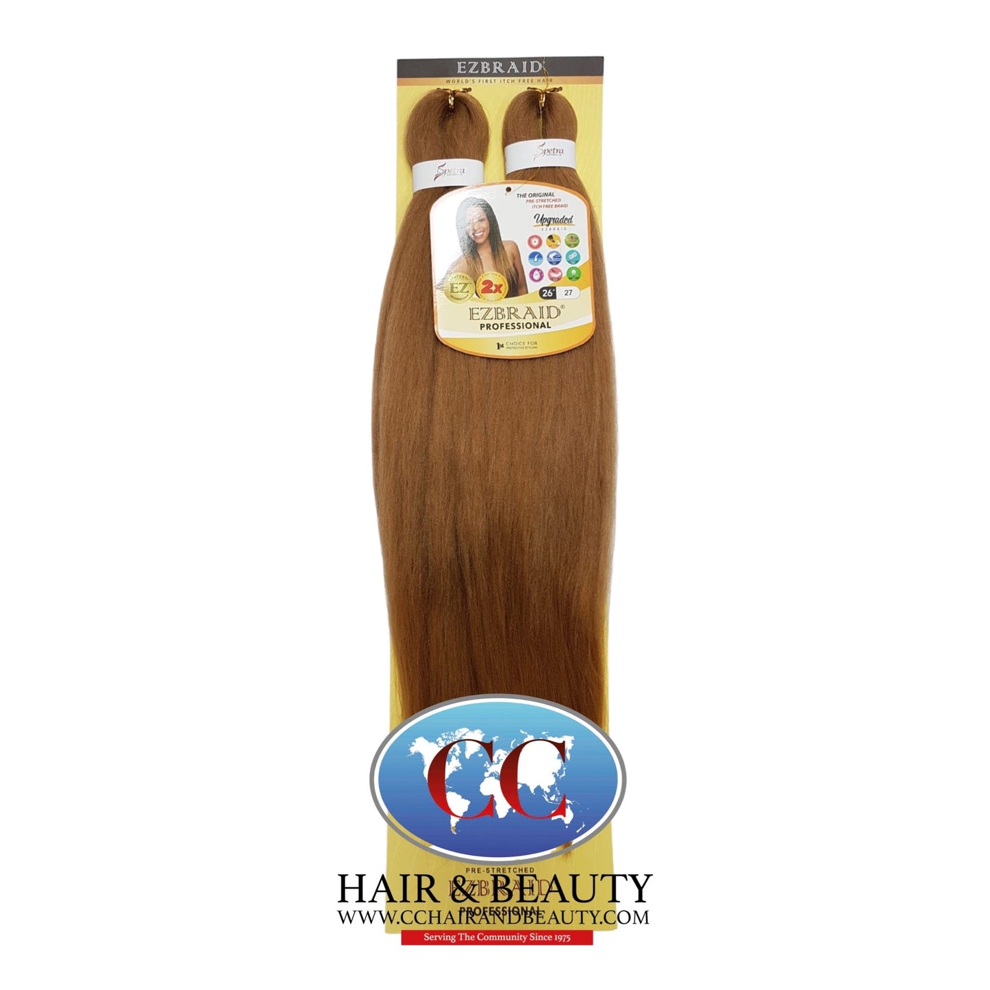 Spetra Ez Braid Pre-Stretched Braiding Hair - 26" x 2 Bundles