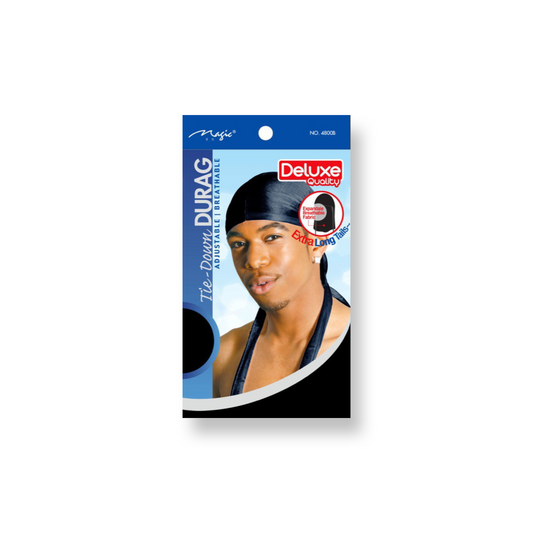 Magic Men Deluxe Tie Down Durag 4800Bla