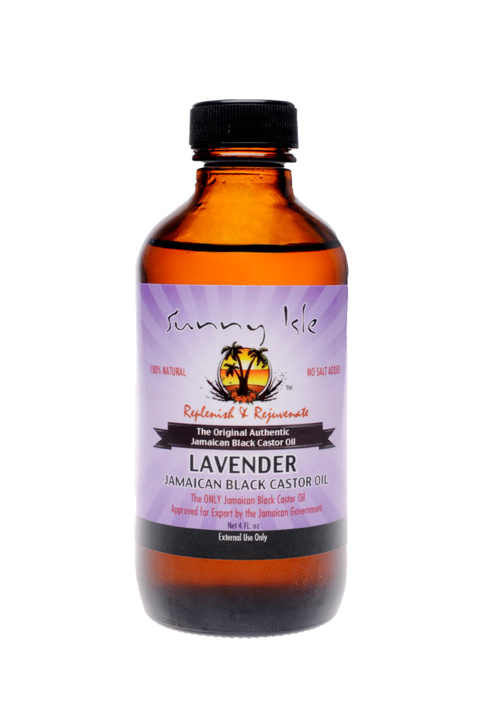 Sunny Isle Original Jamaican Black Castor Lavender Oil 4oz