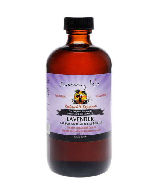 Sunny Isle Original Jamaican Black Castor Lavender Oil 8oz