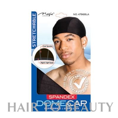 Magic Collection Spandex Dome Cap #4796BLA