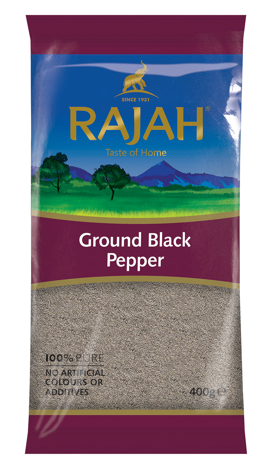 Rajah Ground Black Pepper - All Sizes
