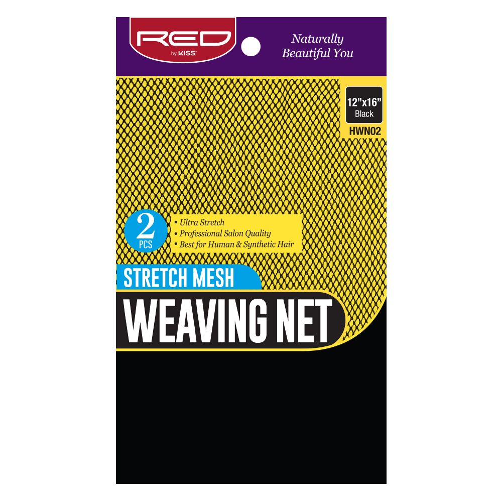 Red by Kiss Stretch Weaving Net Black - HWN02