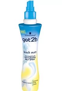 Schwarzkopf Got2b Beach Matt Mermaid Look Texturizing Salt Spray