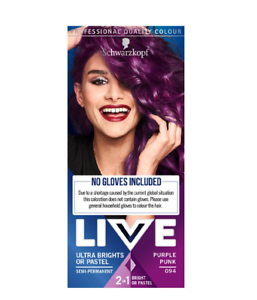 Schwarzkopf Live Semi- Permanent Ultra Bright Or Pastel Hair Dyes