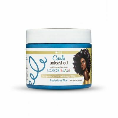 ORS Curls Unleashed Color Blast Temporary Hair Makeup Wax - Bodacious Blue 6Oz