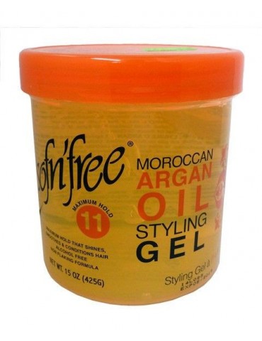 Sofn'free Moroccan Argan Oil Styling Gel 15 Oz
