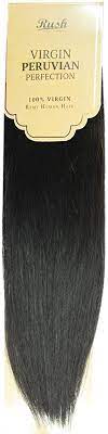 Rush Virgin Peruvian Perfection 100% Virgin Hair Yaki Straight 10''