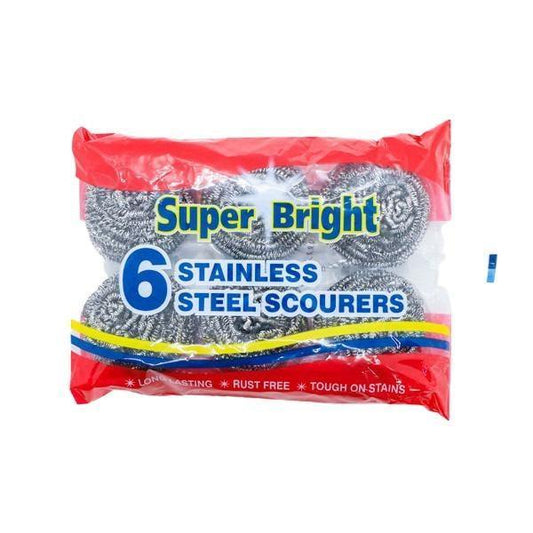 Super Bright Stainless Steel Scourers