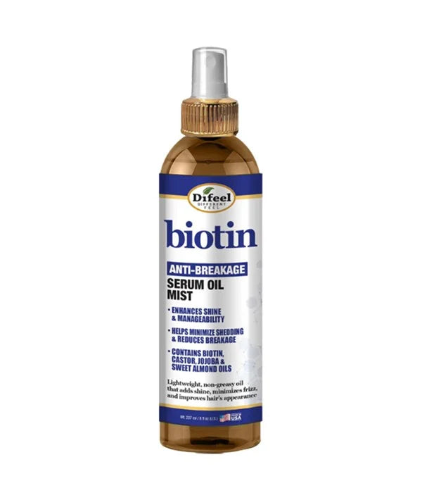 Difeel Biotin Anti Breakage Serum Oil Mist 8oz - product detail | CC Hair & Beauty