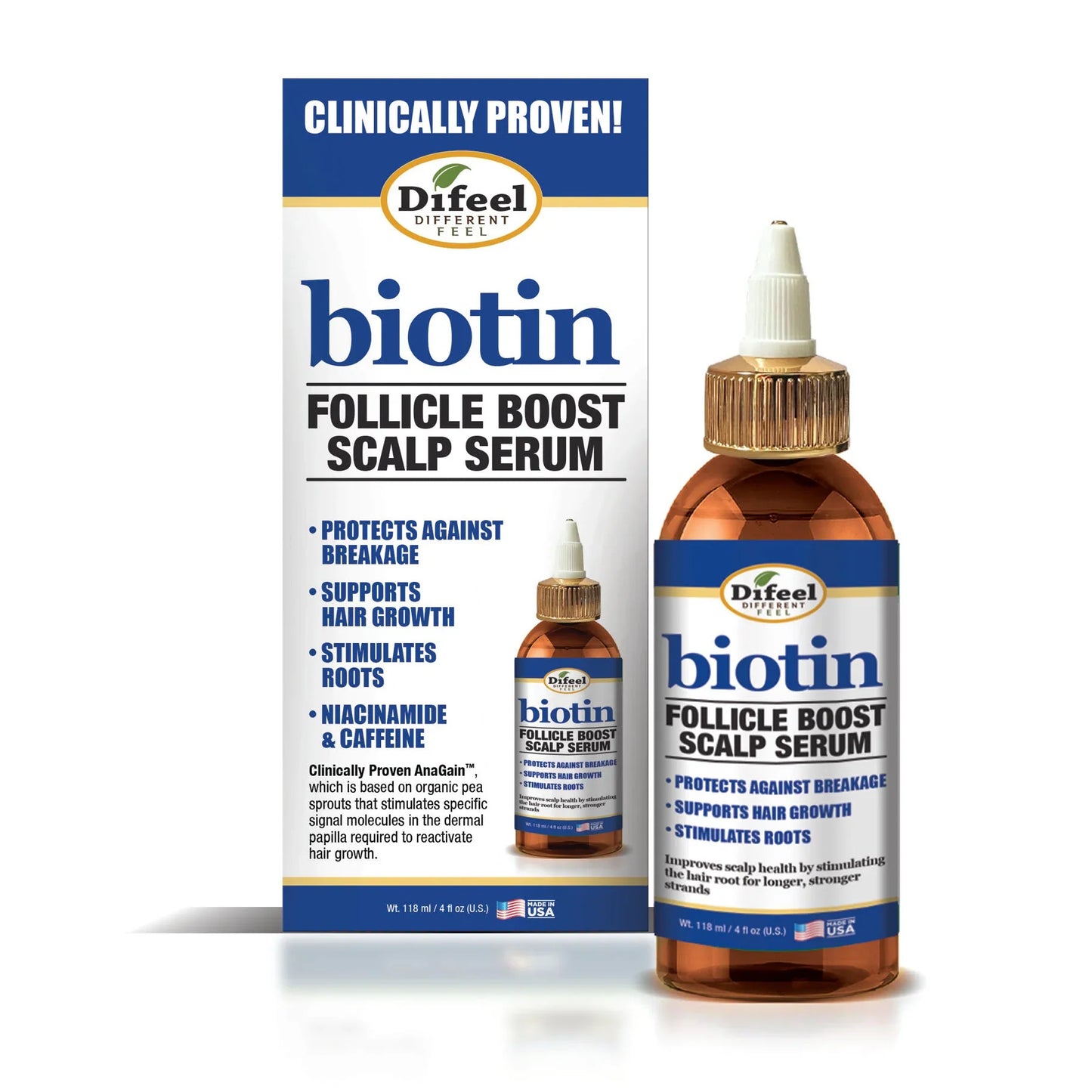 Difeel Biotin Follicle Boost Scalp Serum 4oz - product detail | CC Hair & Beauty