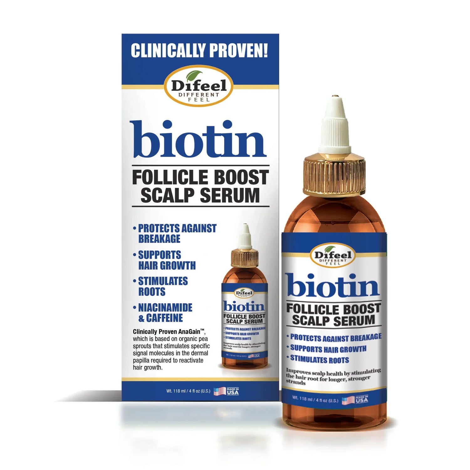 Difeel Biotin Follicle Boost Scalp Serum 4oz - product detail | CC Hair & Beauty