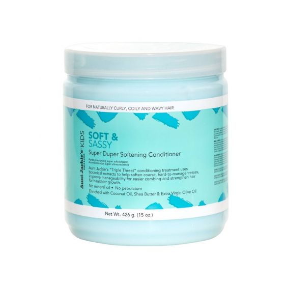 Aunt Jackies Girls Soft And Sassy Super Duper Softening Conditioner 15oz - product detail | CC Hair & Beauty