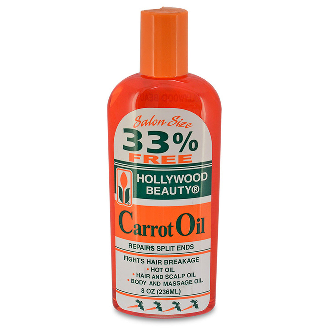 Hollywood Beauty Carrot Oil Repairs Split Ends- 236ml | Shop at CC Hair & Beauty UK