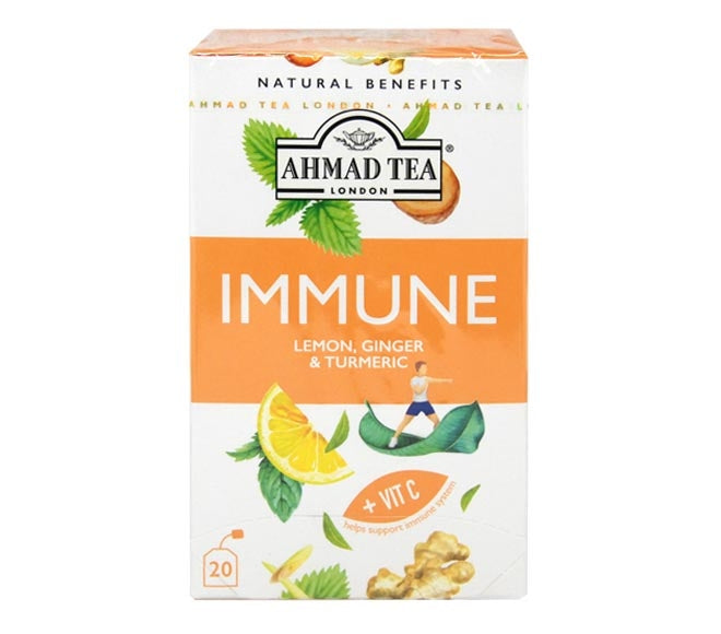 Ahmad Tea Immune Lemon Ginger Turmenic 20Pcs