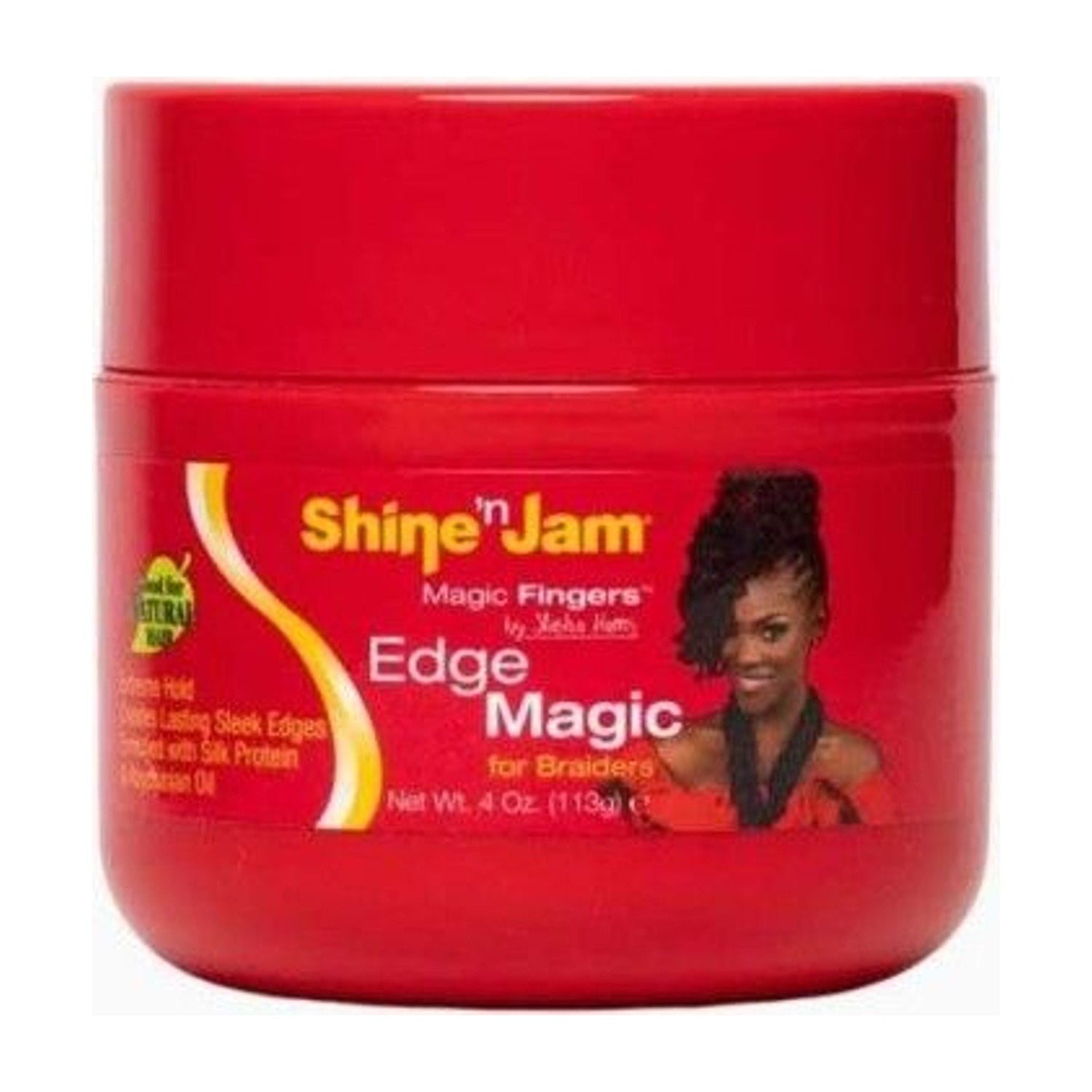 Shine N Jam Edge Magic Fingers For Braiders Extreme Hold 4oz | Shop at CC Hair & Beauty UK