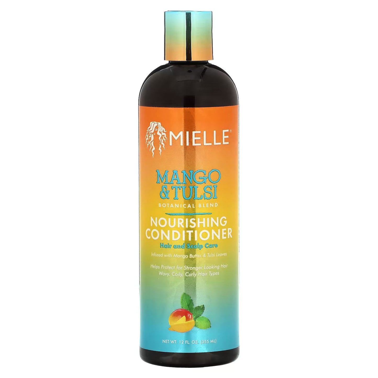 Mielle Organics Mango & Tulsi Botanical Blend Nourishing Conditioner 355ml - product detail | CC Hair & Beauty