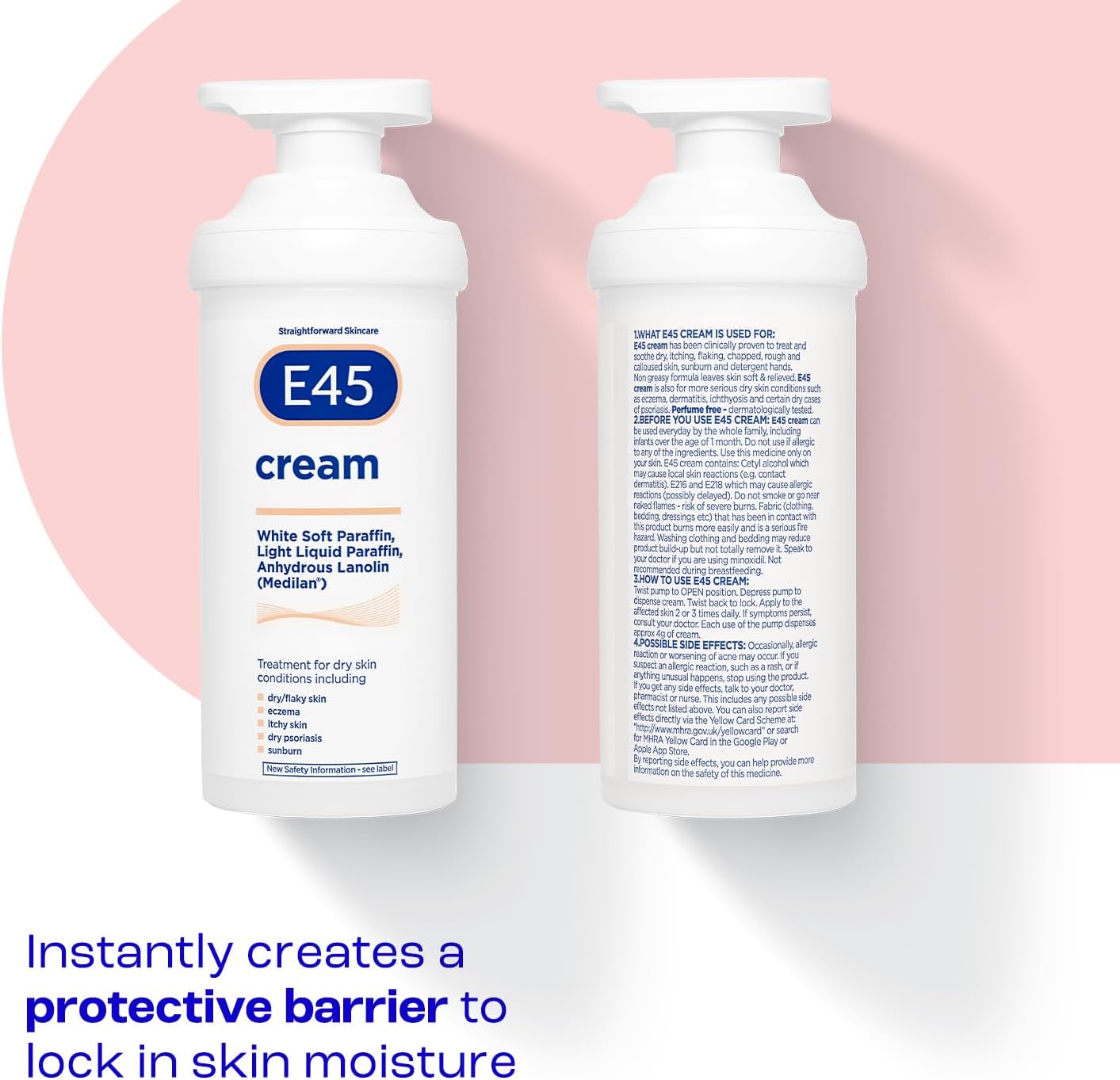 E45 Cream For Dry Skin  500ml - available online | CC Hair & Beauty UK