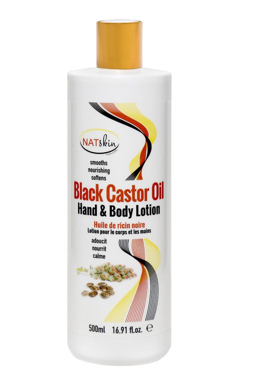 Haz Natskin Black Castor Oil Hand & Body Lotion 500Ml | Shop at CC Hair & Beauty UK