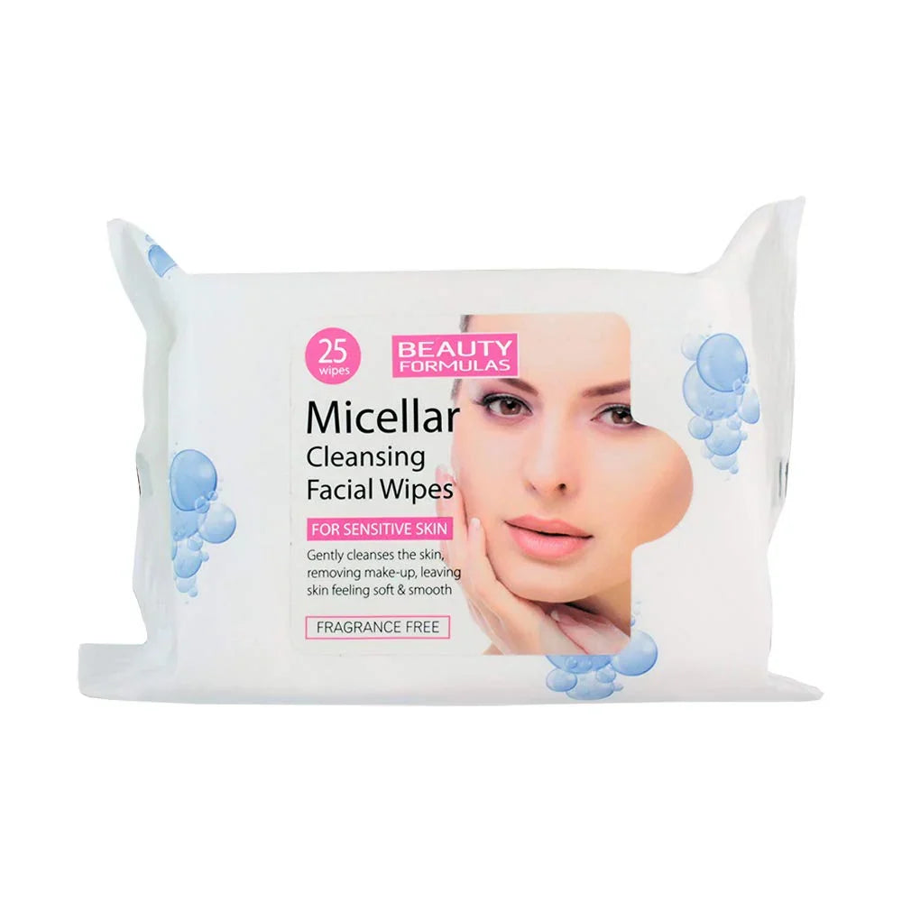 Beauty Formula Micellar Cleansing Facial Wipes x25 | Shop at CC Hair & Beauty UK