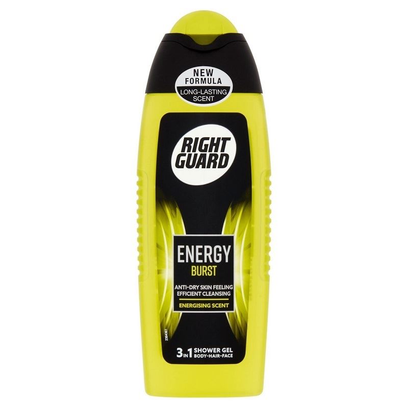 Right Guard Energy Burst Shower Gel 250Ml | Shop at CC Hair & Beauty UK