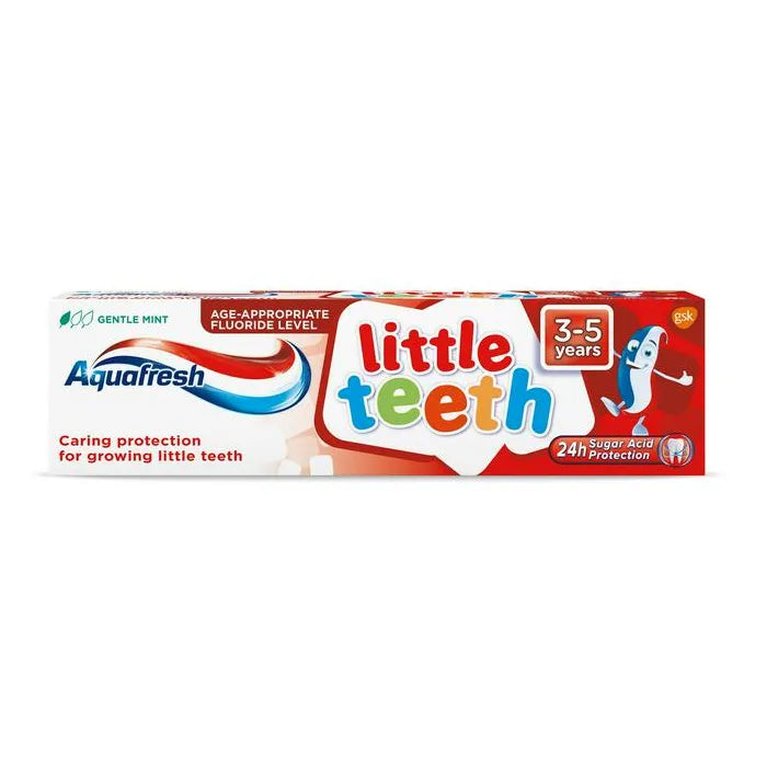 Aquafresh Gentle Mint Little Teeth 3-5 Years Kids Toothpaste 75ml | Shop at CC Hair & Beauty UK