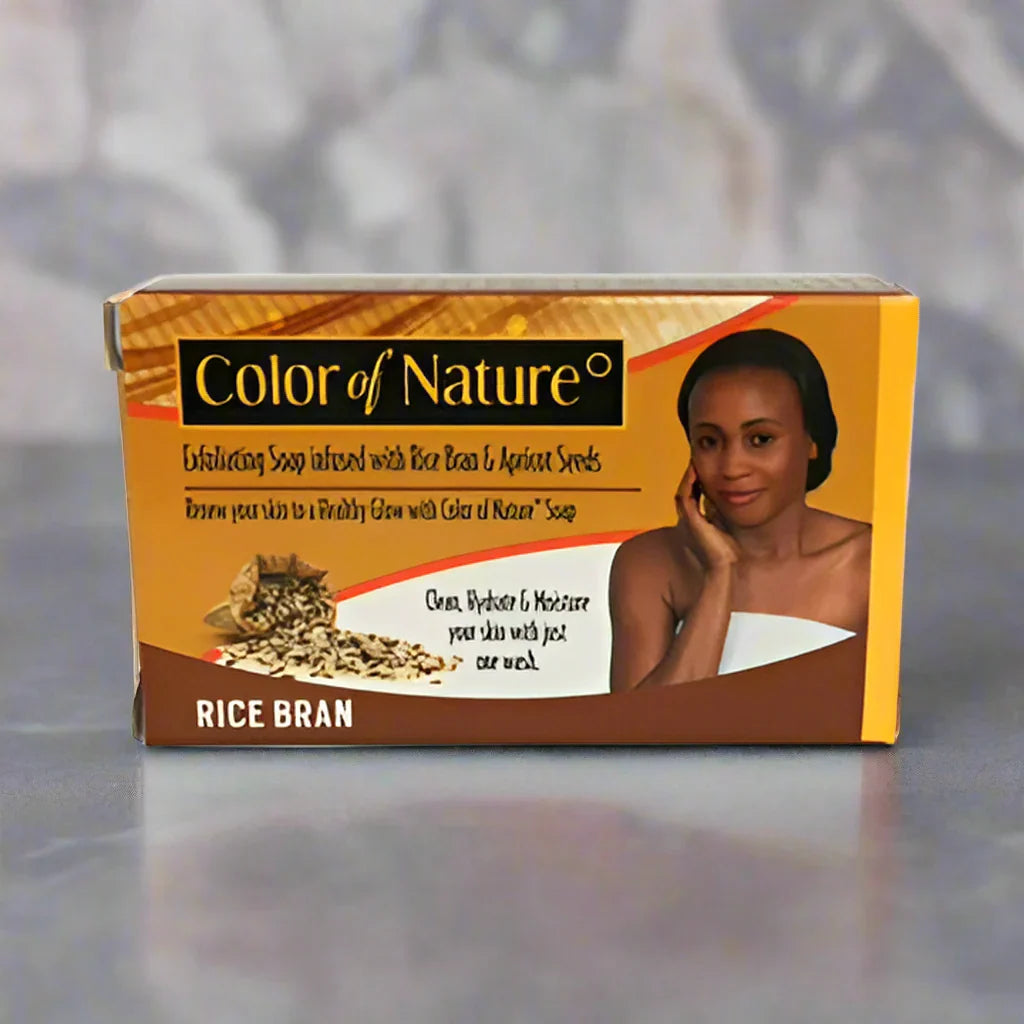 Color of Nature Exfoliating Rice Bran Soap - product detail | CC Hair & Beauty