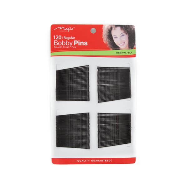 Magic Collection 1 3-4'' Bobby Pin Black 120Pcs #917Bla | Shop at CC Hair & Beauty UK