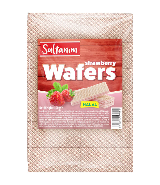 Sultaniam Strawberry Wafers 300g