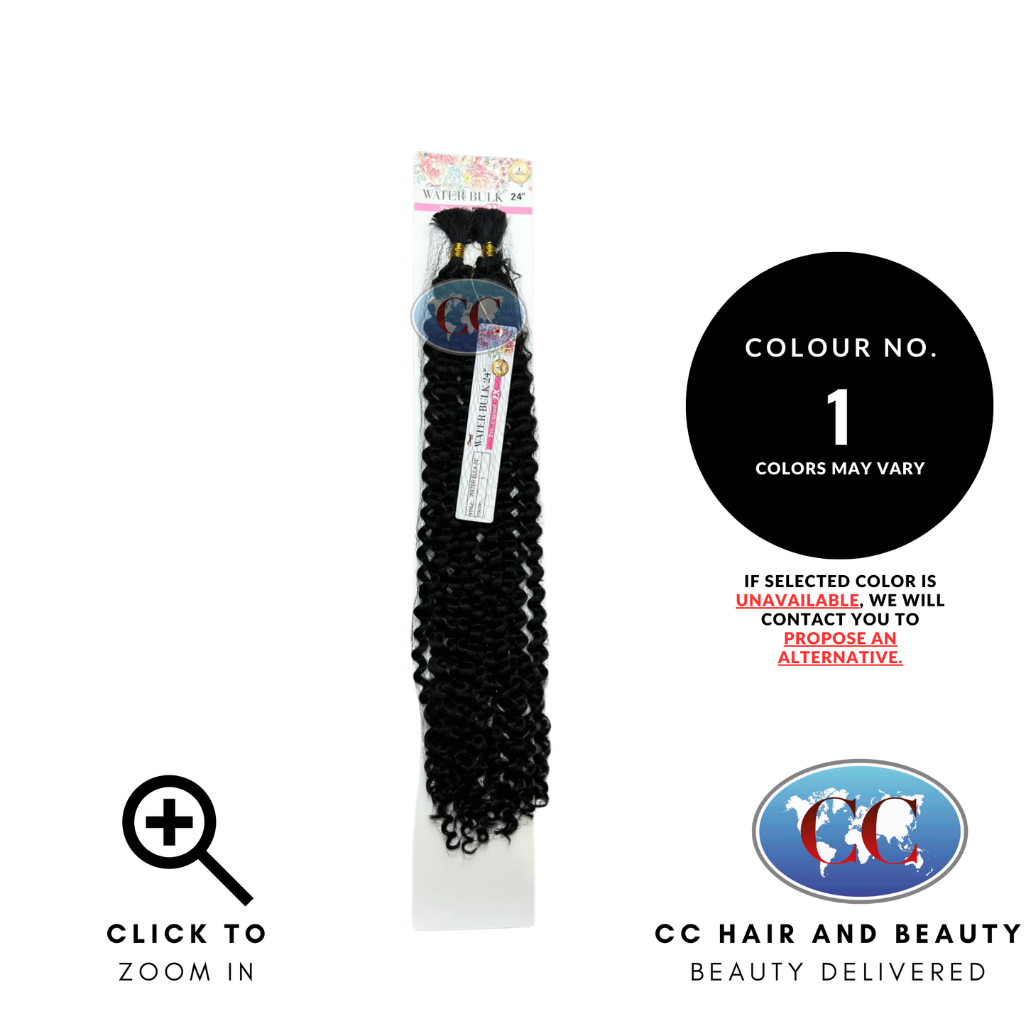 Smart Braid Pre-Curled - Water Bulk 24" | CC Hair & Beauty UK
