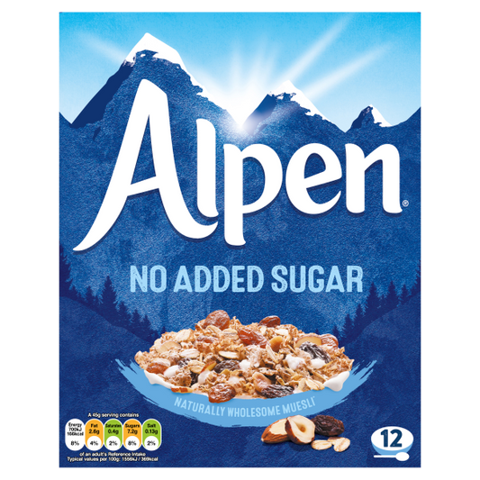 Alpen Muesli No Added Sugar 550g