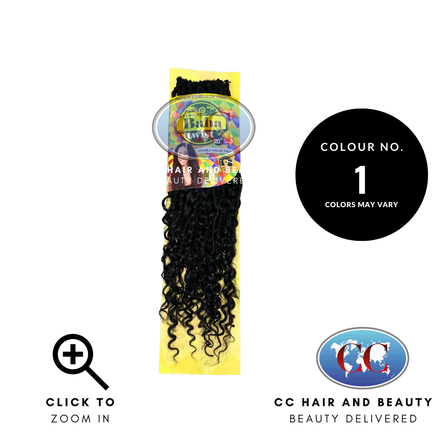 Jazzy Hair Crochet Baha Twist in 20" - view 2