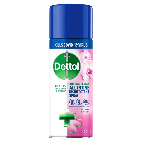 Dettol All-In-One Disinfectant Spray, Orchard Blossom 400ml