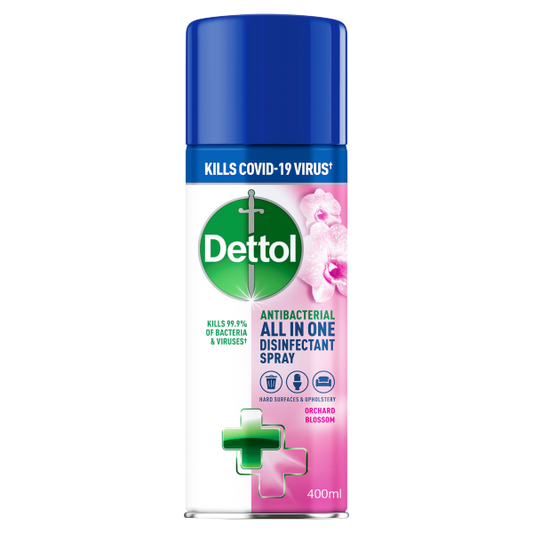 Dettol All-In-One Disinfectant Spray, Orchard Blossom 400ml