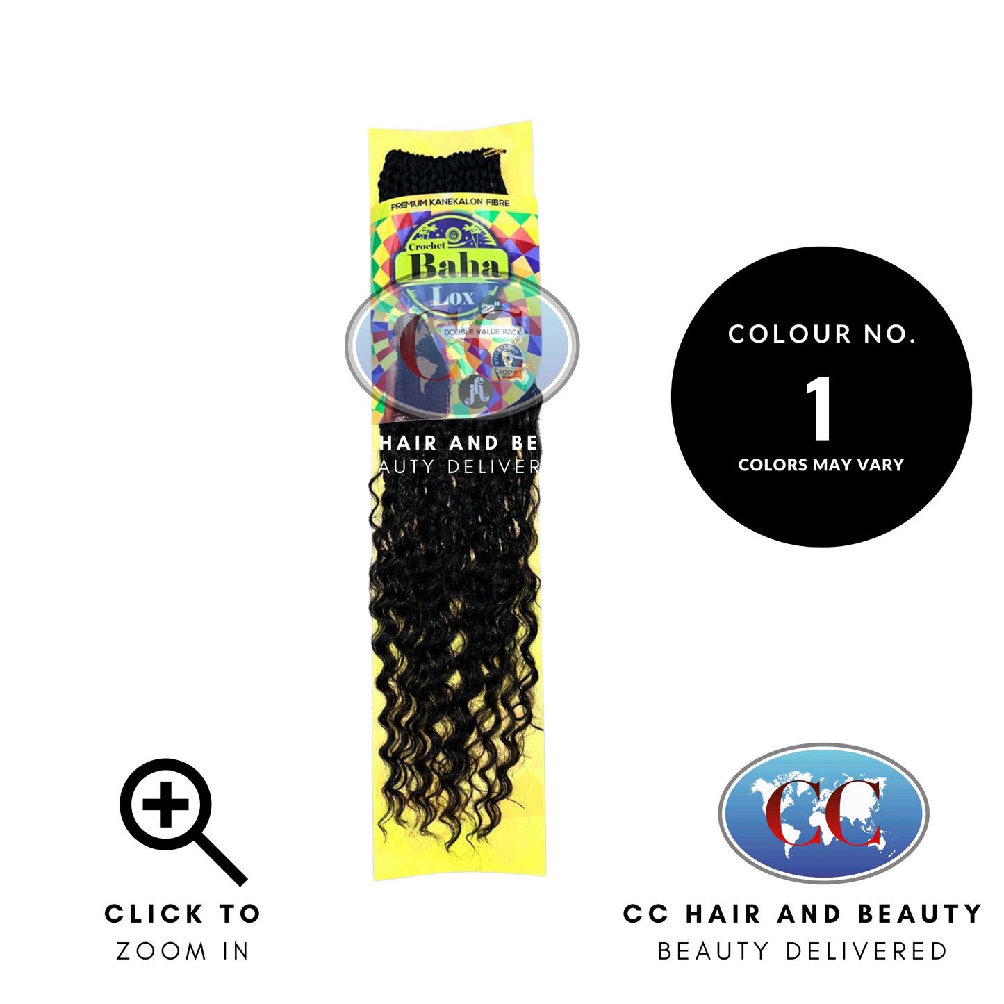 Jazzy Hair Crochet Baha Lox in 22" Double value Pack - view 2
