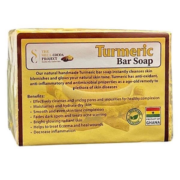 The Shea Cocoa Project Turmeric Bar Soap - product detail | CC Hair & Beauty