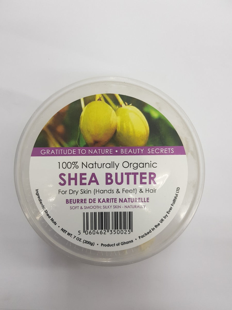 Ever Faithful 100% Naturally Organic Shea Butter (Chunks) 200G | Shop at CC Hair & Beauty UK