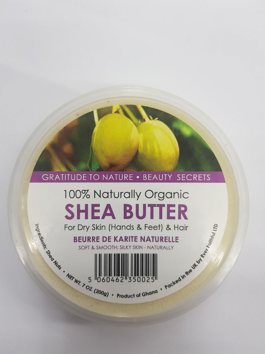 Ever Faithful 100% Naturally Organic Shea Butter (200G) | Shop at CC Hair & Beauty UK