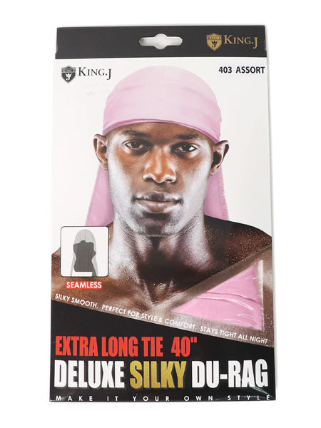 King J Extra-Long Tie 40"Deluxe Silky Du-Rag - view 3