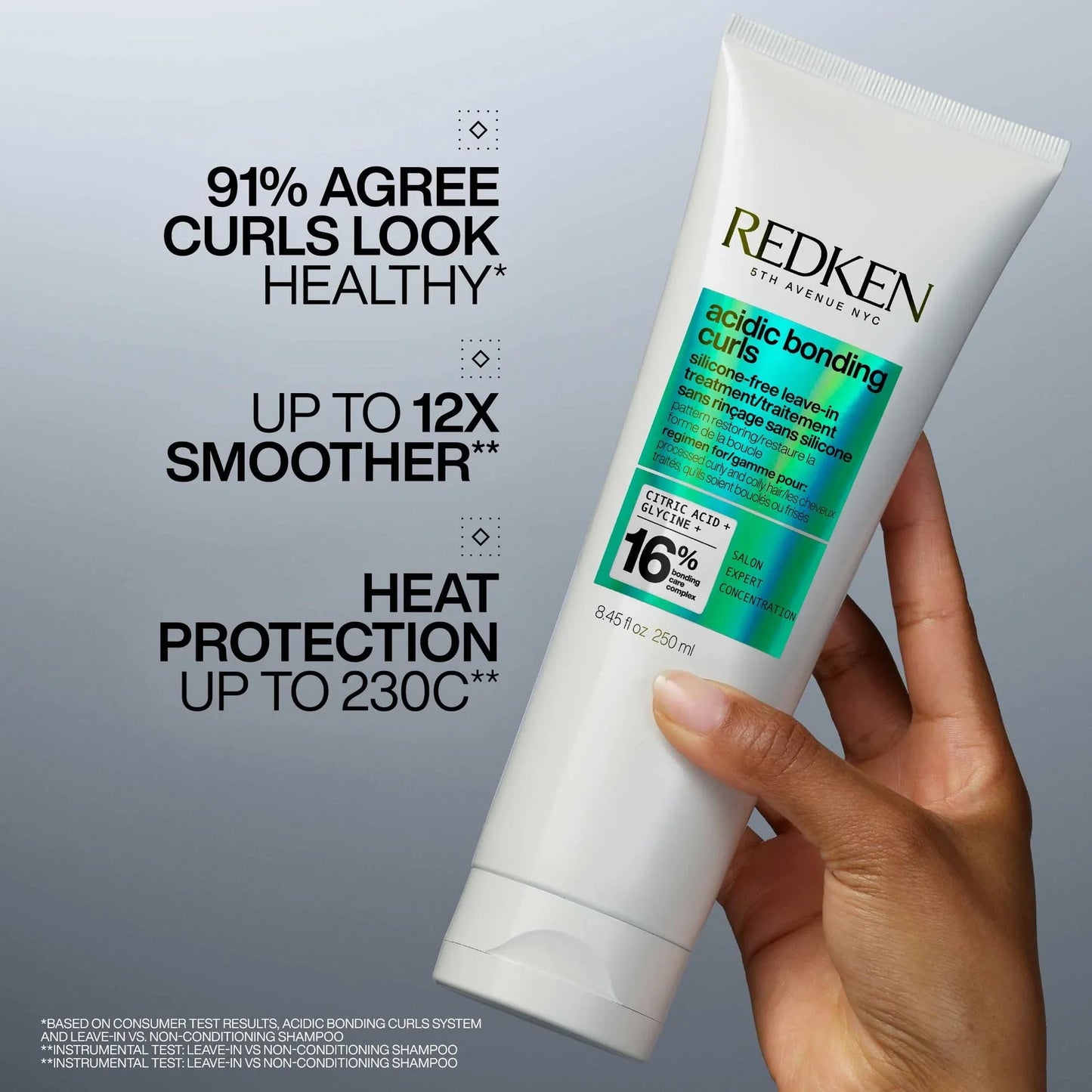 Redken Acidic Bonding Curls Silicone Free Leave In Treatment 250ml - available online | CC Hair & Beauty UK