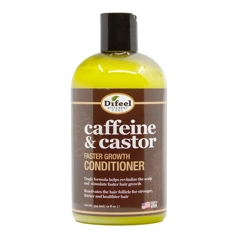 Difeel Caffeine & Castor Faster Growth Conditioner 355ml - view 2